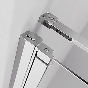 Душевой уголок Radaway NES KDJ-B 90х100 стекло прозрачное/профиль хром купить в интернет-магазине Sanbest