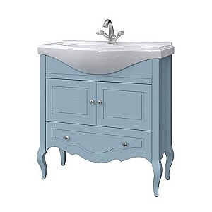 Тумба с раковиной Caprigo Verona 33523 80 синяя для ванной в интернет-магазине Sanbest