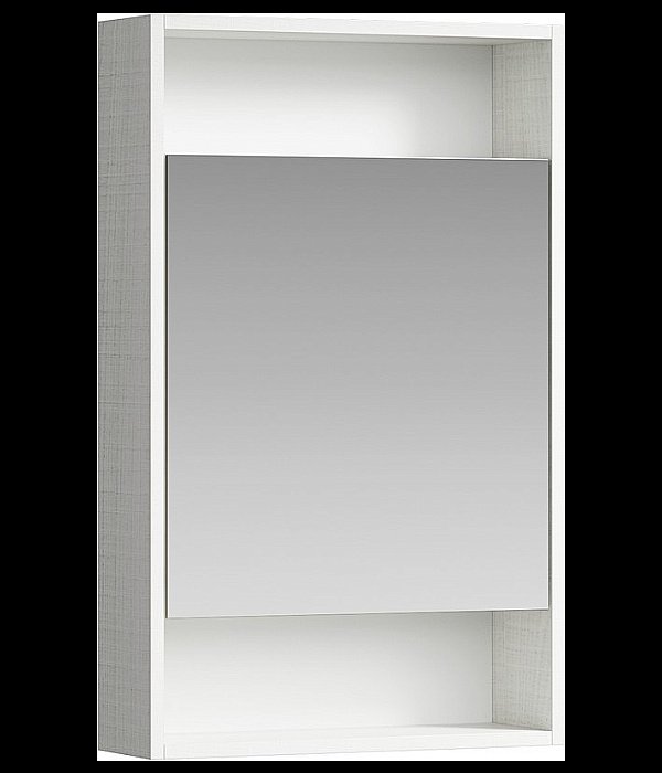 Зеркальный шкаф Aqwella City 50 белый купить в интернет-магазине сантехники Sanbest