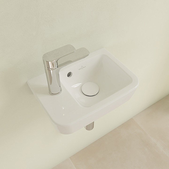 Раковина подвесная Villeroy&Boch O'Novo 35 43423601 альпийский белый купить в интернет-магазине Sanbest