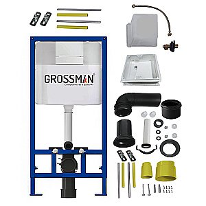 Инсталляция Grossman Classic 980.T1.04.100.100 для унитаза с клавишей смыва 800.T1.04.100.100 RUS хром купить в интернет-магазине сантехники Sanbest