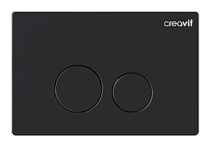 Кнопка для инсталляции Creavit TERRA GP9002.01 черная матовая купить в интернет-магазине сантехники Sanbest