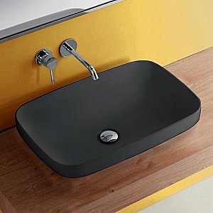 Раковина Kerasan Tribeca 60 514331 черная матовая купить в интернет-магазине Sanbest