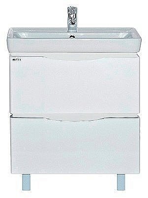 Тумба с раковиной напольная Misty Венера 80 белая для ванной в интернет-магазине Sanbest