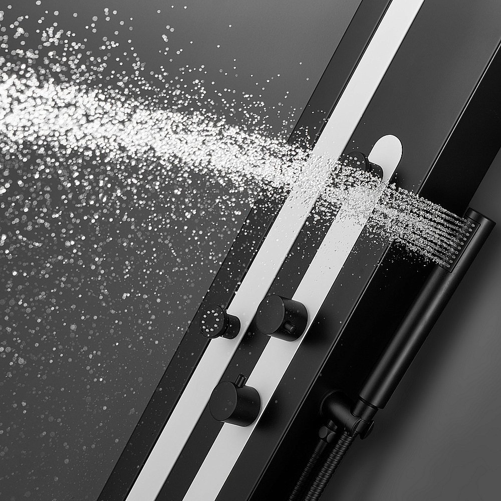 Душевая панель Black&White Gravity GR027 черная/белый купить в интернет-магазине сантехники Sanbest