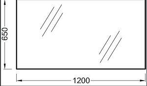 Зеркало Jacob Delafon EB1085-NF 120 в ванную от интернет-магазине сантехники Sanbest