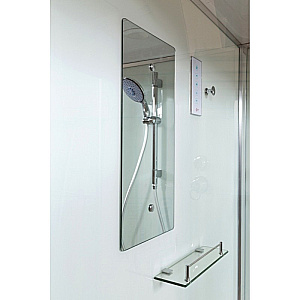 Душевая кабина AvaCan D120SREL 120x80 с электрикой, стекло матовое/профиль хром, правосторонняя купить в интернет-магазине Sanbest