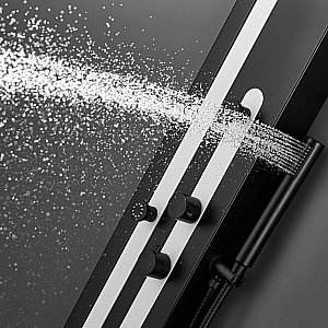 Душевая панель Black&White Gravity GR027 черная/белый купить в интернет-магазине сантехники Sanbest