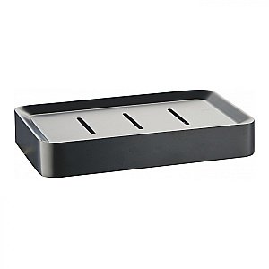 Мыльница с держателем WONZON & WOGHAND CARBON, Черный (WW-7732) купить в интернет-магазине сантехники Sanbest