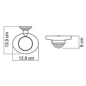 Мыльница стеклянная WasserKRAFT Ammer К-7029 купить в интернет-магазине сантехники Sanbest
