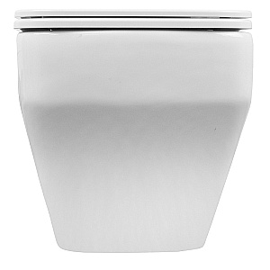 Унитаз подвесной Azario Moneo AZ-0062 UQ1 белый, безободковый, с крышкой микролифт, слив торнадо купить в интернет-магазине Sanbest