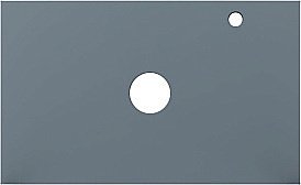 Столешница для раковины Aquanet Арт 75 мисти грин для ванной в интернет-магазине сантехники Sanbest