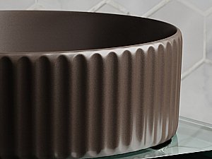 Раковина Ceramica Nova Element CN6057MDB темно-коричневая матовая купить в интернет-магазине Sanbest
