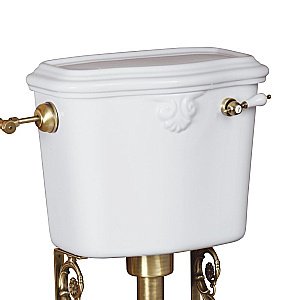 Унитаз Migliore Impero 31145 белый/бронза купить в интернет-магазине Sanbest