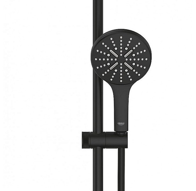 Душевая система Grohe Rainshower SmartActive 310 22119KF0 фантомный черный купить в интернет-магазине сантехники Sanbest