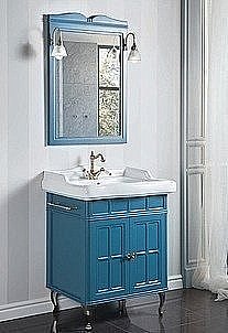 Зеркало Caprigo Borgo 80 Синее в ванную от интернет-магазине сантехники Sanbest