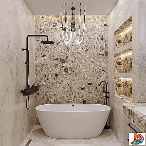 Ванна из искусственного камня Veconi Imperia IMP16075MRAL 160х75 цвет по ral матовый купить в интернет-магазине Sanbest