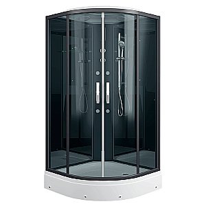 Душевая кабина Alex Baitler 90х90 ER570917-C24-RUS стекло тонированное/профиль черный матовый купить в интернет-магазине Sanbest