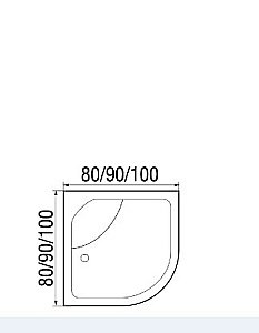 Душевая кабина RIVER NARA 44 100x100 купить в интернет-магазине Sanbest