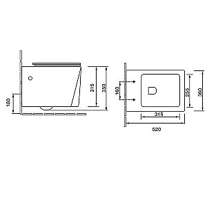 Унитаз подвесной Grossman Cristal GR-4481 безободковый, с крышкой микролифт купить в интернет-магазине Sanbest