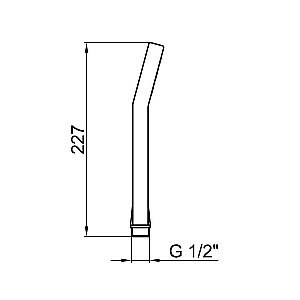 Душевая лейка Webert AC0426015 хром купить в интернет-магазине сантехники Sanbest