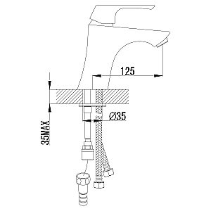 Смеситель для раковины Lemark Unit LM4516C купить в интернет-магазине сантехники Sanbest
