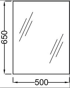 Зеркало Jacob Delafon EB1081-NF 50 в ванную от интернет-магазине сантехники Sanbest