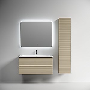 Тумба с раковиной Sancos FOLK FL100CP/CN7013 100 капучино для ванной в интернет-магазине Sanbest