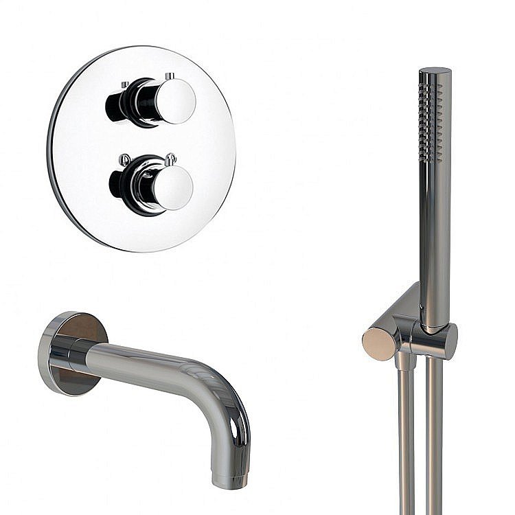 Смеситель для ванны PAINI Cox 78CRSET26911THBATH хром купить в интернет-магазине сантехники Sanbest