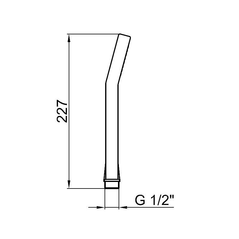 Душевая лейка Webert AC0426015 хром купить в интернет-магазине сантехники Sanbest
