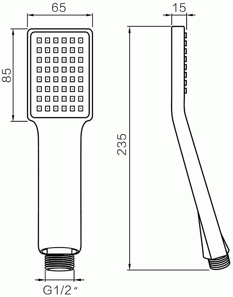 Душевая лейка Schein Sub 40909/6022006 купить в интернет-магазине сантехники Sanbest