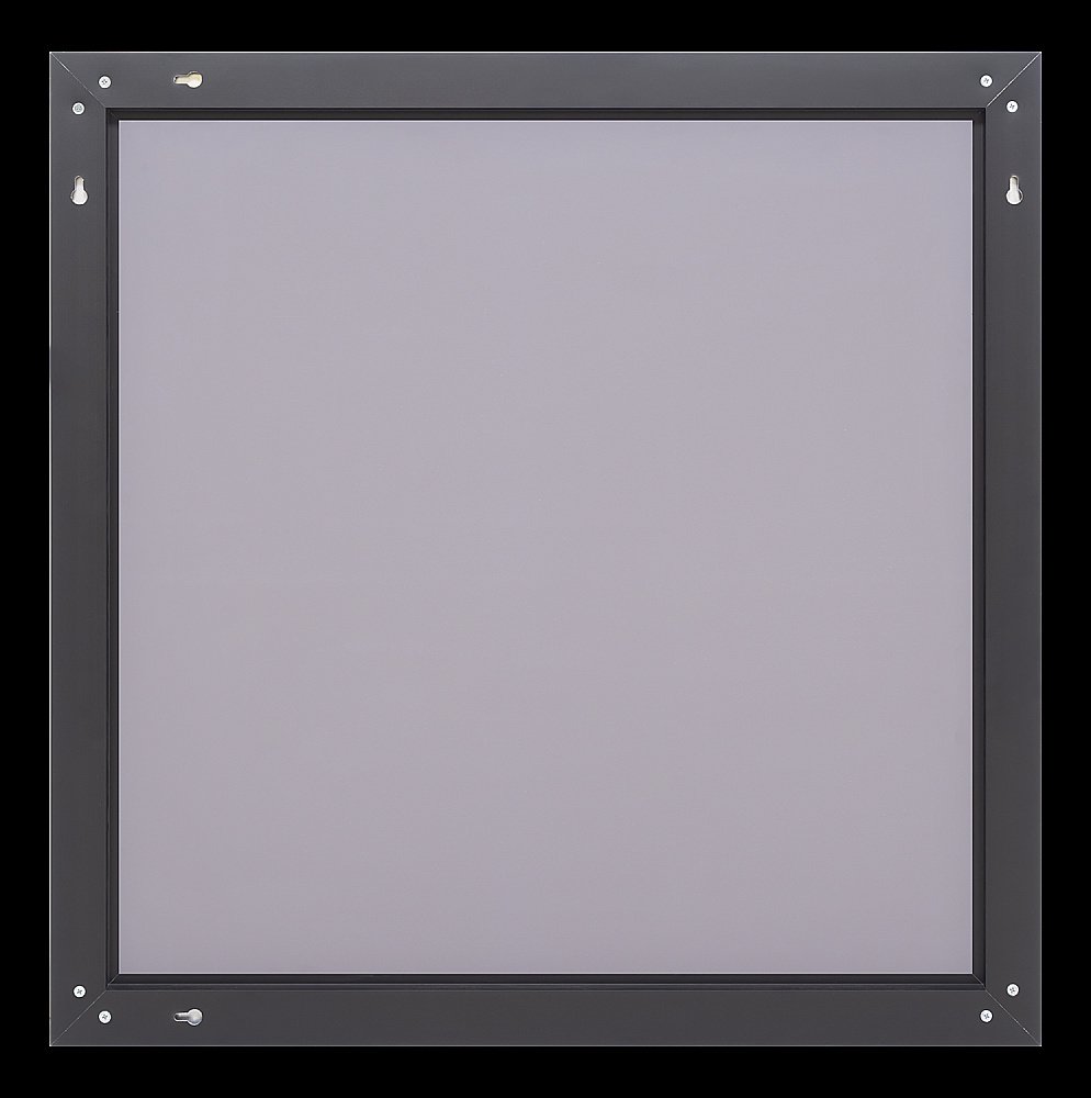 Зеркало Misty MARS 80x80 черное матовое в ванную от интернет-магазине сантехники Sanbest