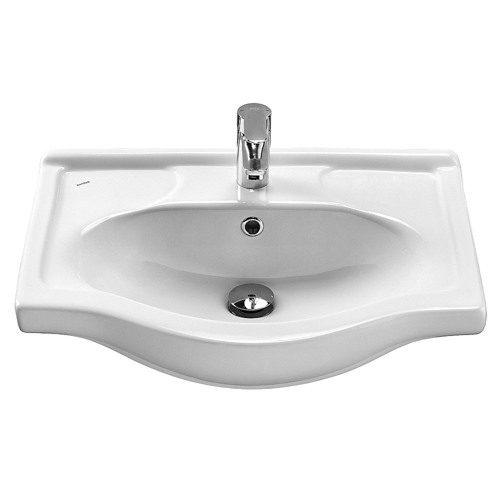 Раковина Corozo Селигер 61 1WH110268 белая купить в интернет-магазине Sanbest