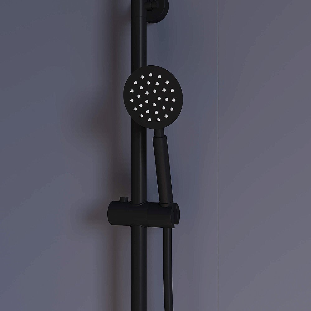 Душевая система RGW Shower Panels SP-24-B Черный купить в интернет-магазине сантехники Sanbest