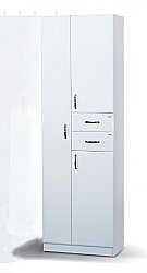 Пенал напольный Misty 60 белый для ванной в интернет-магазине сантехники Sanbest