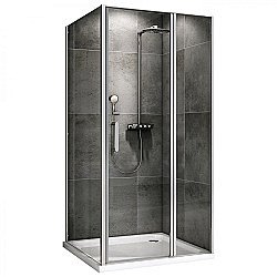 Душевой уголок ABBER Sonnenstrand AG04130S-S90 стекло прозрачное/профиль хром купить в интернет-магазине Sanbest
