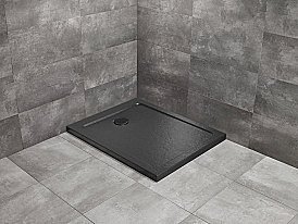 Душевой поддон Radaway Doros F 90x70 SDRF9070-01-54S черный купить в интернет-магазине Sanbest