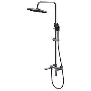 Душевая система Azario Conda AZ-K2411GR графит купить в интернет-магазине сантехники Sanbest