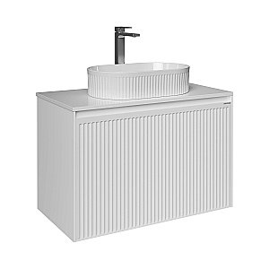 Столешница Grossman КРИСТАЛЛ 80 508055 белая глянцевая для ванной в интернет-магазине сантехники Sanbest