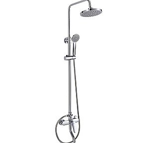Душевая система Milardo Simp SIMSB1FM06 хром купить в интернет-магазине сантехники Sanbest