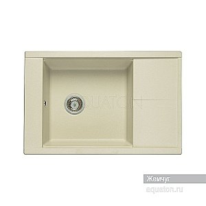 Мойка для кухни Акватон Делия 78 1A715132DE240 кремовый купить в интернет-магазине сантехники Sanbest