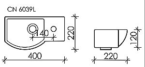 Раковина Ceramica Nova Element CN6039 купить в интернет-магазине Sanbest