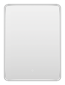 Зеркало Brevita Меркурий MER-Rett6-060/80-platinum 60x80 платина в ванную от интернет-магазине сантехники Sanbest