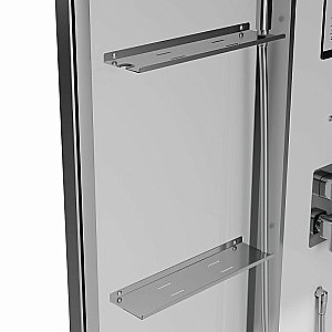 Душевая кабина Black&White Galaxy G8895 100х100 889500 стекло прозрачное/прфиль хром купить в интернет-магазине Sanbest