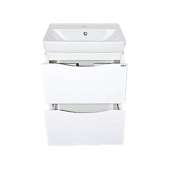 Тумба с раковиной напольная Misty Венера 55 белая для ванной в интернет-магазине Sanbest