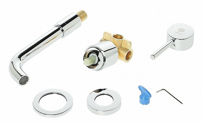 Смеситель для раковины Orange Karl M05-722cr хром купить в интернет-магазине сантехники Sanbest