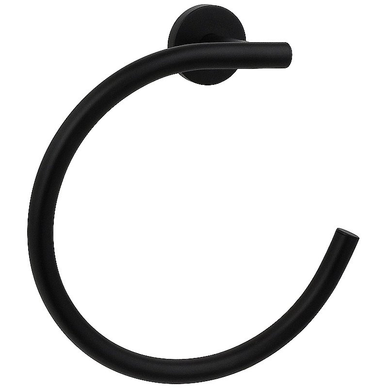 Полотенцедержатель Aquatek Вега AQ4012MB черный купить в интернет-магазине сантехники Sanbest