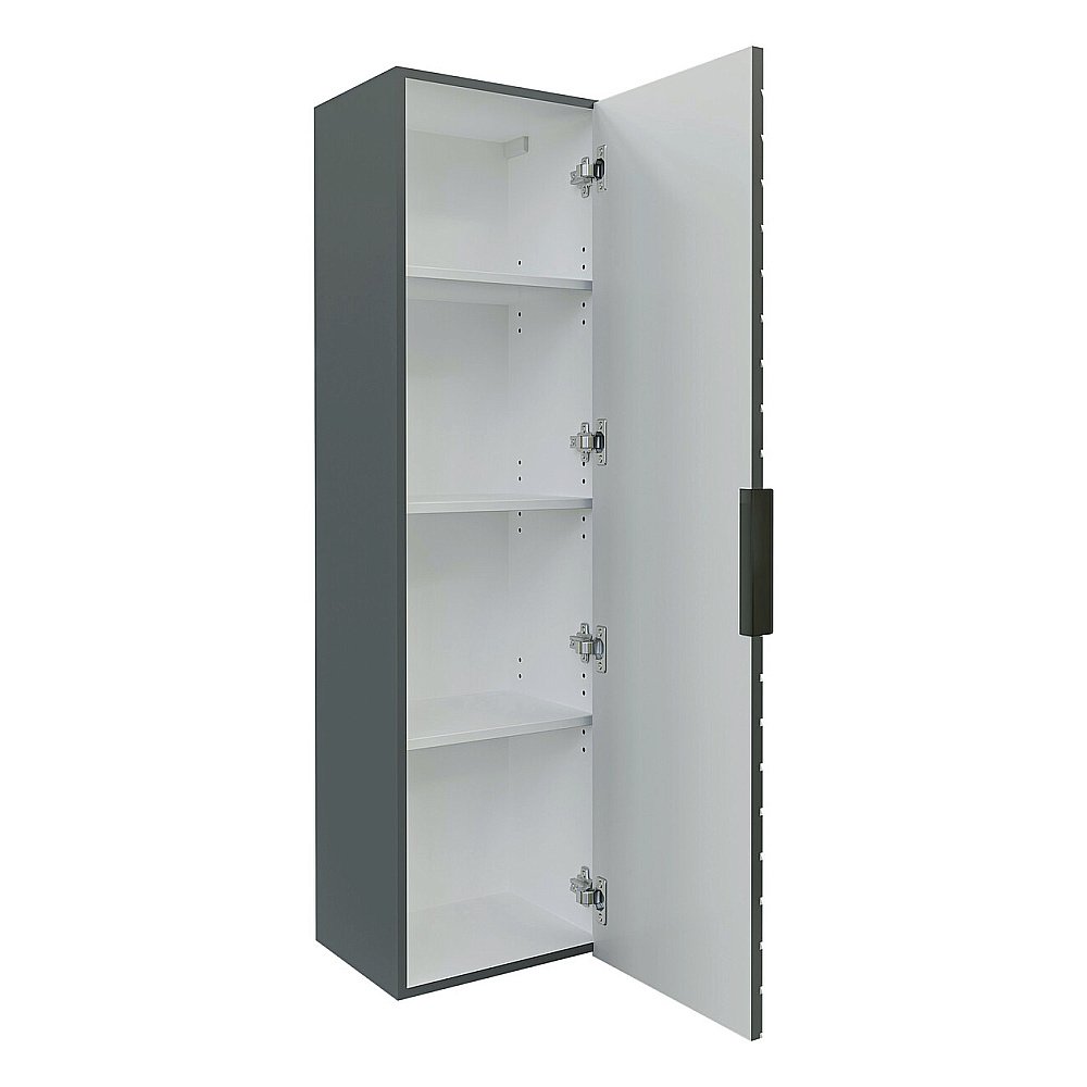 Пенал подвесной Grossman Блисс 37 303546 графит матовый для ванной в интернет-магазине сантехники Sanbest