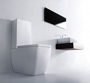 Унитаз напольный Kerasan Flo 3217 с бачком 3181 Белый купить в интернет-магазине Sanbest