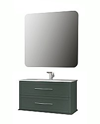 Тумба с раковиной Cezares TIFFANY 100 Verde opaco для ванной в интернет-магазине Sanbest